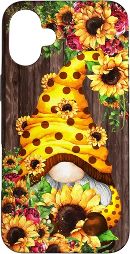 Miniatura 23 de Yellow Sunflower Gnome for Women Cute Summer Flower Pattern Case for iPhone 17