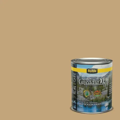 Miniatura 56 de Rodda Paint CASCADIA XL Pintura e imprimación satinada exterior en uno, cuarto de galón, otoño niño