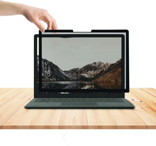 Miniatura 11 de FILMEXT Paquete de 2 Filtros de Pantalla de Privacidad para Computadora de 22 Pulgadas para Monitor de Escritorio/Sin Marco Todo en Uno 16:10