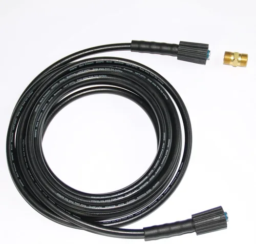 XZT Manguera de lavadora de alta presión de 3000 PSI 35 pies y 1/4 pulgadas con adaptador, manguera de extensión de 3000 PSI para la mayoría de