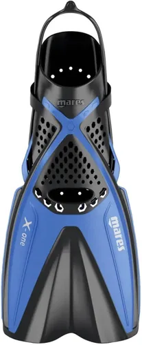 Miniatura 2 de MARES X-One Junior 410345 - Aletas de natación ajustables para zapatos para esnórquel, buceo, tacón abierto perforado, diseño de correa sin hebilla