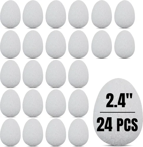 Miniatura 34 de Hygloss Bolas redondas de espuma para manualidades 6 piezas de espuma blanca de 3.8 pulgadas (XPS) para artes, pequeñas bolas de espuma