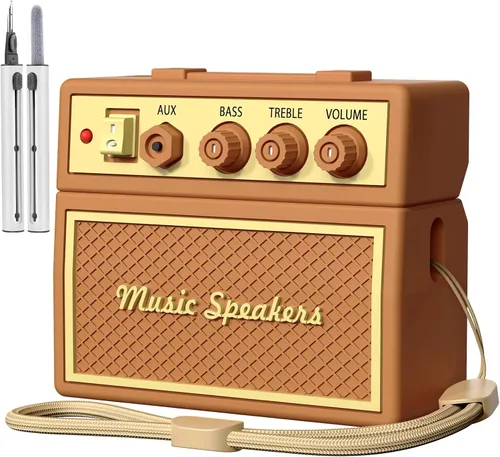 Miniatura 8 de FILOTO Funda para AirPods Pro de 2ª generación con kit de limpieza, funda para Airpod Pro, amplificador de guitarra, diseño de audio retro, funda