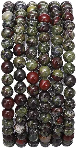 Miniatura 81 de BEADIA Cuentas redondas de piedra natural de jade de amazonita semipreciosas sueltas para hacer joyas 6MM 61PCS Amazonita Jade