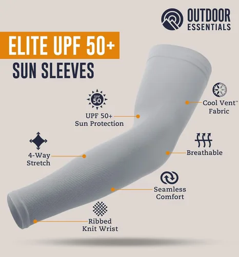 Miniatura 29 de Mangas de compresión de enfriamiento para hombres y mujeres, con protección solar UV UPF 50, paquete múltiple, mangas protectoras de brazos