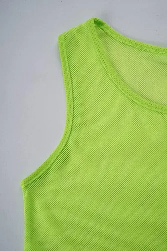 Miniatura 4 de Paquete de 12 camisetas numeradas (1-12) baberos de fútbol piñones de Scrimmage chaleco de entrenamiento de equipo para adultos y jóvenes y niños.