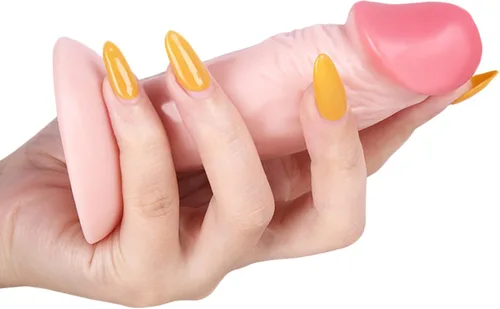 Consolador pequeño, enchufe anal pequeño y suave de 4.3 pulgadas, consolador anal para principiantes, entrenamiento para adultos, juguete sexual