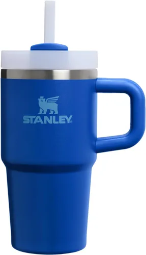 Miniatura 150 de Stanley Quencher H2.0 - Vaso de acero inoxidable con asa, pajilla y tapa FlowState giratoria de 3 posiciones; aislamiento térmico, sin BPA; apto