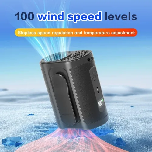 Miniatura 2 de Ventilador de cintura portátil con clip en ventilador de enfriamiento de cuello de cintura personal portátil