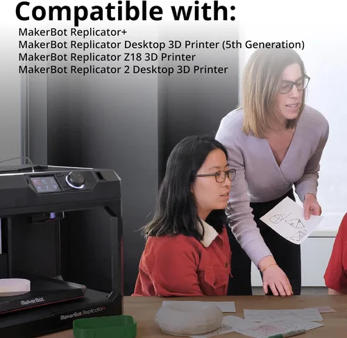 Miniatura 5 de Bobina de filamento MakerBot PLA (tamaño grande), Negro, 1