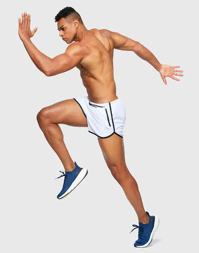 Miniatura 5 de G Gradual Pantalones cortos de correr para hombre de 3 pulgadas de secado rápido para gimnasio, pantalones cortos deportivos con bolsillos