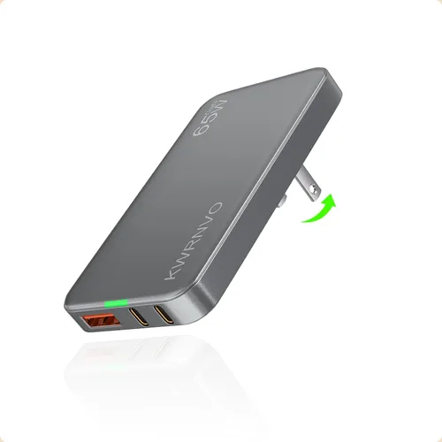 Miniatura 14 de Flat USB Wall Charger, 3 Ports Ultra-Slim Fast Wall Charger for Pixelbook, iPad Pro, iPhone 17/16/15/14 Black