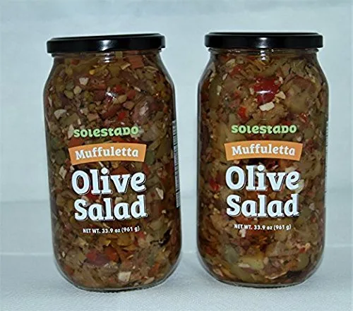Miniatura 7 de Solestado Muffuletta (paquete de 2) Ensalada de aceitunas 33.9oz cada una