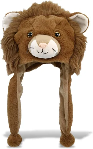 Miniatura 37 de DolliBu Gorro de felpa – Gorro de peluche de forro polar súper suave con orejeras, acogedor sombrero de invierno cálido para niños – Talla única