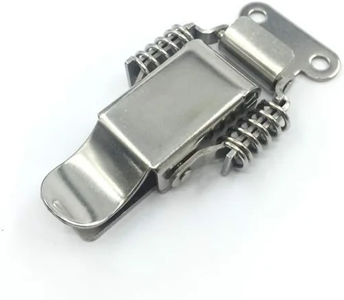 Miniatura 2 de 2 piezas de acero inoxidable Spring Draw Toggle Latch Latch Latch Lock Lock Case Box Chest Trunk Toolbox Chest Toolbox Chest Toggle Lock Longitud