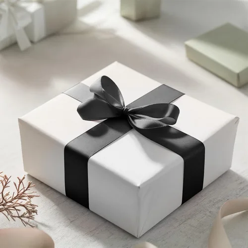 Miniatura 3 de Cinta negra de tela de satén de 1-1/2 pulgadas, cinta sólida de 50 yardas para envolver regalos, ramo de flores, corona, boda, decoración de fiesta