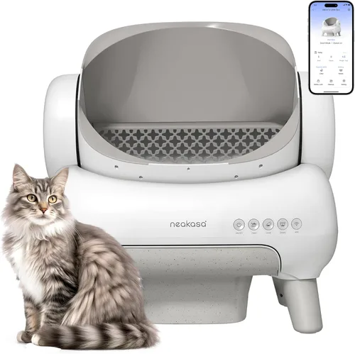 Miniatura 11 de Neakasa M1 Plus - Caja de arena para gatos autolimpiante con tapa abierta, caja de arena automática para gatos con control por APP, eliminación
