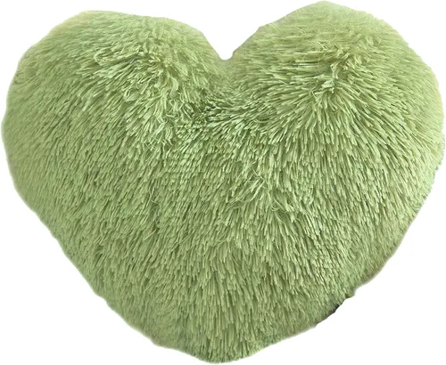 MorroMorn Almohadas de Corazón Esponjosas, Almohadas Decorativas Peludas para Sofá, Cama, Lindas Decoraciones de Habitación para Mujeres, Niñas,