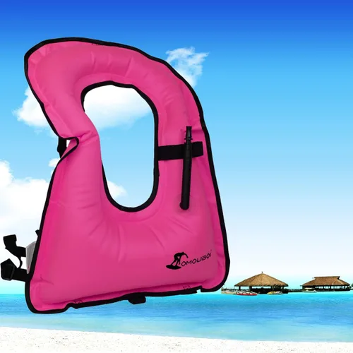 Miniatura 6 de Chaleco de esnórquel para adultos, chaleco de natación inflable para mujeres/hombres, chalecos de natación para kayak, remo, pesca, surf, esnórquel