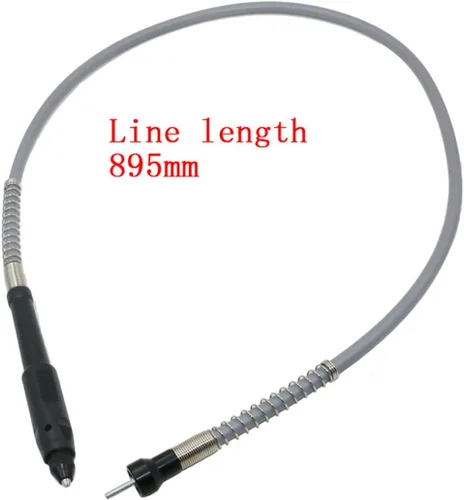 Miniatura 6 de Accesorio adaptador de eje flexible de 1/8 pies (0.125 in), portabrocas de cable de extensión de taladro flexible y herramienta de amoladora