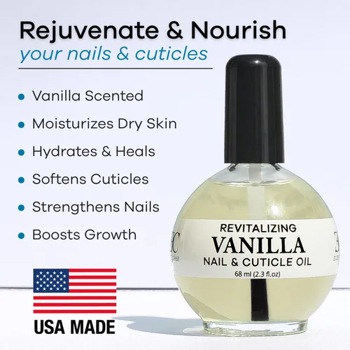 Miniatura 2 de Ellie Chase Aceite hidratante para el cuidado de cutículas y uñas, 2.3 onzas líquidas, perfumado a vainilla, infundido con aceite de jojoba, aloe