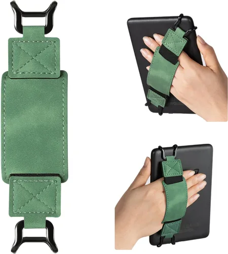 Miniatura 20 de CoBak Correa de Mano Segura para Kindle y Tabletas - Soporte de Dedo Versátil y Ligero para Kindle/Kobo/Voyaga/Lenovo/Sony E-Book Tablet de 6-7.5
