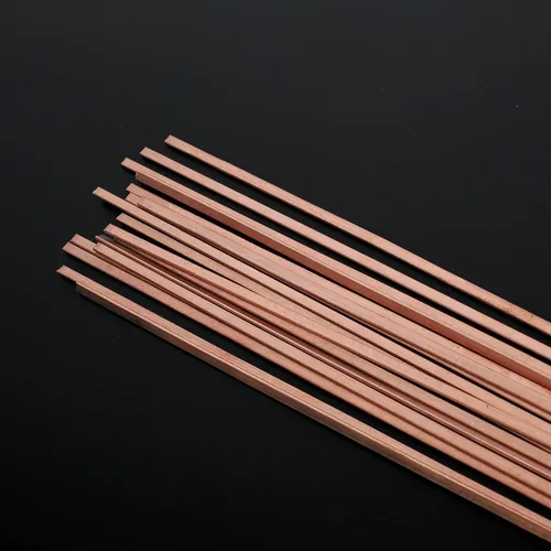 Miniatura 6 de Paquete económico de 1 libra BLUEFIRE JAgP-5 5% plata Phos cobre soldadura aleaciones industria BCuP-3 0.050 x 1/8 x 19.25 pulgadas equivalente a