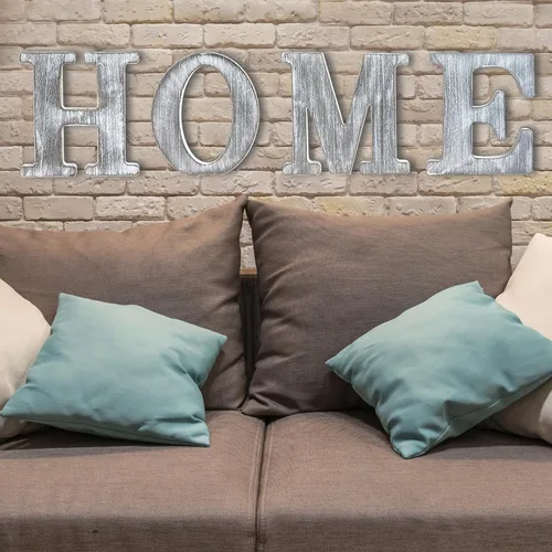 Miniatura 7 de Letras de madera de 8 pulgadas, letras de madera rústica sin terminar para decoración de pared, letras decorativas en pie, cortes de letras, letrero