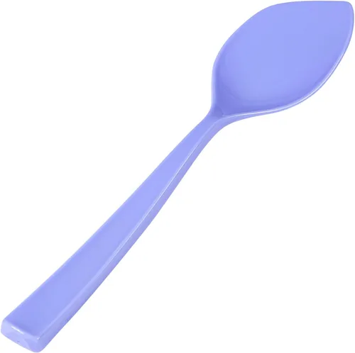 Miniatura 15 de Restaurantware Cucharas de postre de 4.5 x 1 pulgada, 500 cucharas de degustación desechables, asas resistentes, cucharas de plástico amarillo bebé