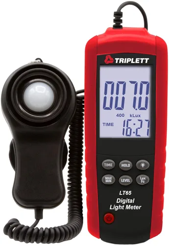 Miniatura 3 de Triplett LT65 Medidor de Iluminancia/Luz Digital hasta 400,000 Lux / 40,000 Fc con Certificado de Trazabilidad a NIST