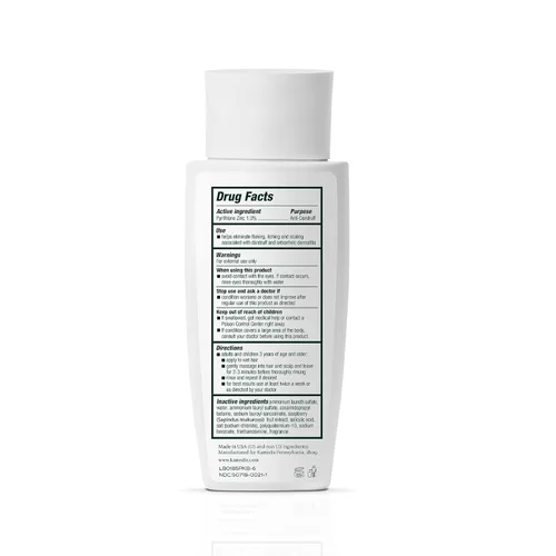 Miniatura 9 de Kamedis Champú anticaspa para cuero cabelludo sensible y dermatitis seborreica, libre de crueldad, sin parabenos, 6.7 oz
