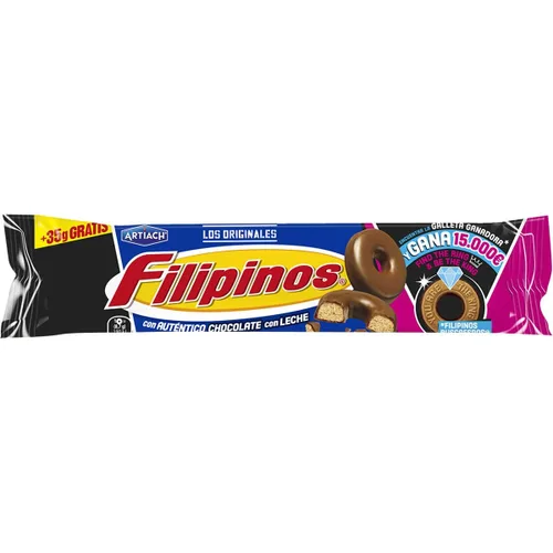 Artiach - Chocolate con leche filipinos - Funda de 4 x 4.23oz