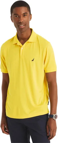 Miniatura 132 de Nautica playera polo clásica de mangas cortas, color sólido, para hombre