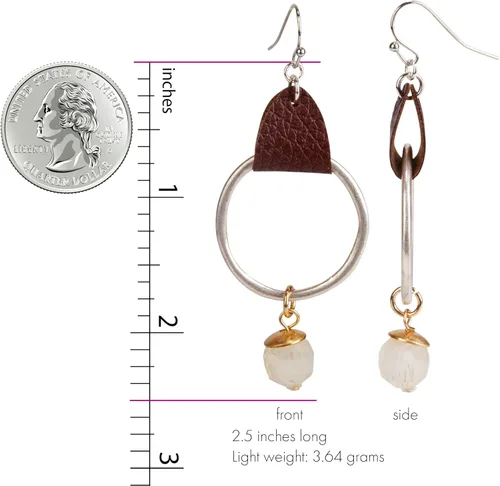 Miniatura 12 de Pendientes bohemios antiguos de 3 círculos Colección SPUNKYsoul