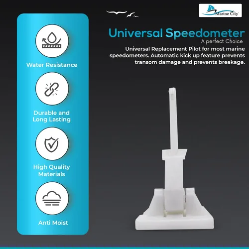 Miniatura 3 de MARINE CITY Boat Outboard Pitot Speedometer Water Pickup Kit Speedo Sender Ensures Accurate Speed Readings for Boaters