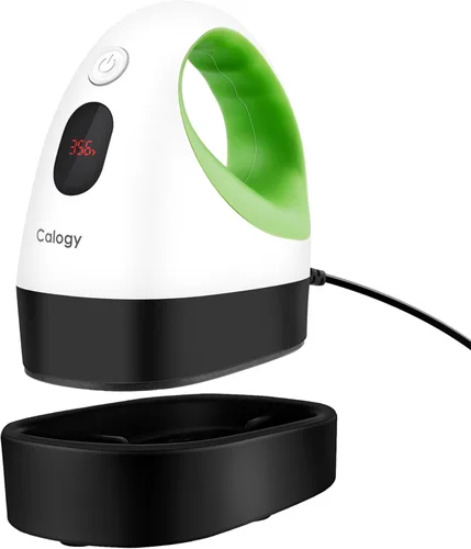 Miniatura 9 de Calogy Mini prensa de calor, máquina de transferencia de calor, control de temperatura constante, base de seguridad aislada, se adapta a Rosa