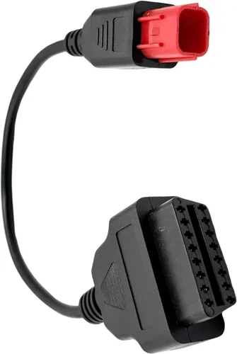 Miniatura 5 de Cable adaptador OBD2 de 6 pines a 16 pines, Euro5 6 pines conector motocicleta OBD2 cable de diagnóstico compatible con Kawasaki Yamaha Suzuki