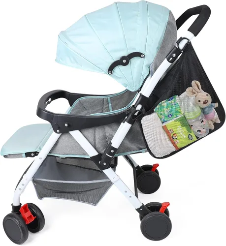 Miniatura 4 de Accmor Organizador universal para cochecito, organizador de cochecito lateral, red de carga de malla, accesorios de almacenamiento para cochecito
