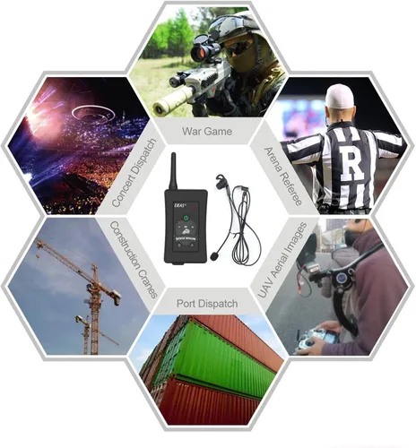 Miniatura 8 de EJEAS FBIM - 4 juegos de intercomunicador Bluetooth de árbitro de fútbol profesional, 850 mAh, dúplex completo 4,921.3 ft, inalámbrico Bluetooth