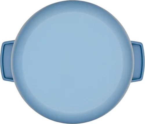 Miniatura 11 de KitchenAid - Horno holandés/cacerola de hierro fundido esmaltado, 6 cuartos de galón, Azul Terciopelo