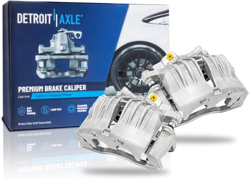 Detroit Axle - 2 pinzas de freno delanteras para Buick Rainier SSR Trailblazer GMC Envoy Isuzu Ascender Oldsmobile Bravada Saab 9-7X, reemplazo de 2