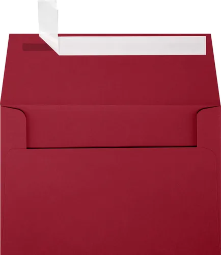 Miniatura 8 de LUXPaper Sobres de invitación A4 Despegar y prensar 4 1/4 pulgadas x 6 1/4 pulgadas Rosa caramelo Texto de 80 libras 50 unidades Rosa