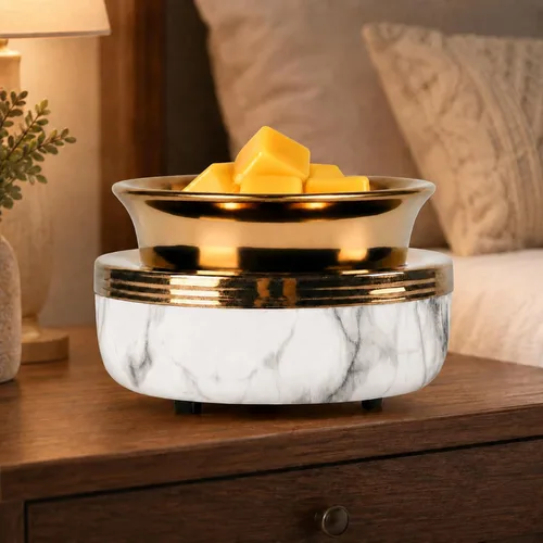 Miniatura 13 de Mocosa Calentador de cera derretida para calentador de velas de cerámica perfumada, quemador de cera de fragancia para el hogar, regalos para mamá