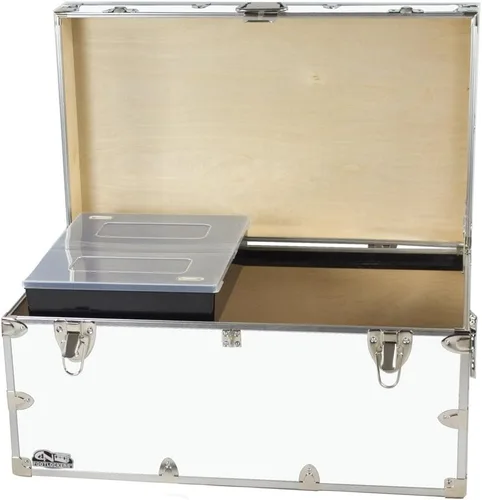 Miniatura 15 de C&N Footlockers - Baúl de almacenamiento grande con bandeja - Fabricado en los Estados Unidos - Solo casillero de acero en Amazon - Cofre duradero