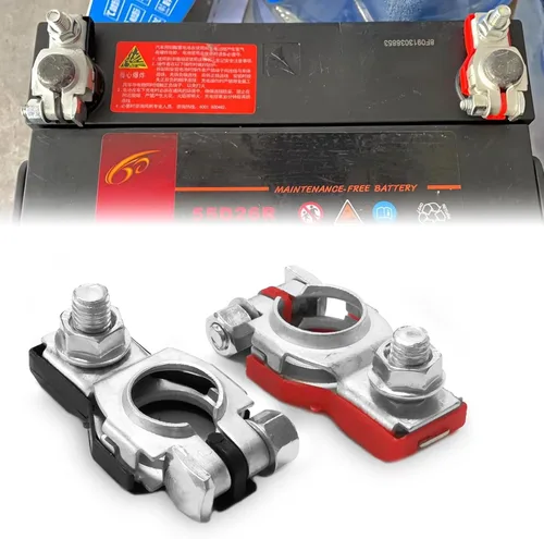Terminal de batería de plástico Cove Positivo Negativo Compatible con Nissan Maxima Rouge Sentra Murano Reemplazo OE 243407F000 24340-7F000