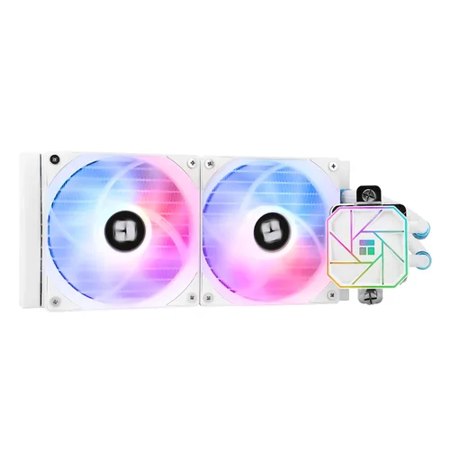 Thermalright Aqua Elite 240 - Enfriador de CPU de refrigeración por agua, ventiladores PWM ARGB dobles con rodamientos S-FDB, bomba controlada PWM