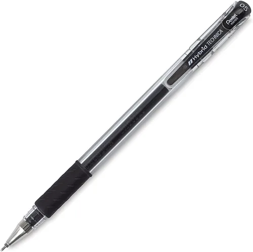 Miniatura 7 de Pentel Arts Hybrid Technica - Bolígrafo de 0.012 in, punta ultrafina, tinta negra, paquete de 1 unidad (KN103BPA)
