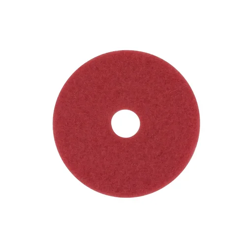 Miniatura 4 de Almohadilla 3M 5100 para pulir pisos a máquina, color rojo (paquete de 5 unidades), 16", Rojo, 5