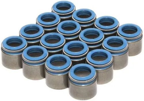 Comp Cams 518-16 Juego de 16 sellos de válvula Viton de cuerpo de metal para 0.530 pulgadas, tamaño de guía, vástago de válvula de 11/32 pulgadas