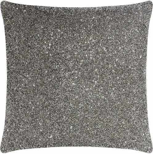 Miniatura 20 de Almohada luminosa, diamantes de imitación brillantes, terciopelo suave, inserto de fibra hipoalergénica, funda lavable, acento de decoración